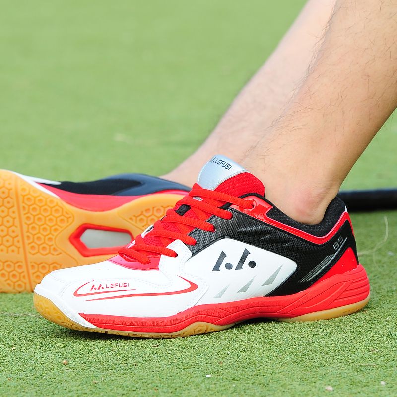 Men Women Badminton Shoes High Quality Soft Muscle Anti-Slippery Training Professional Sneakers Women Sport Badminton Shoes Plus