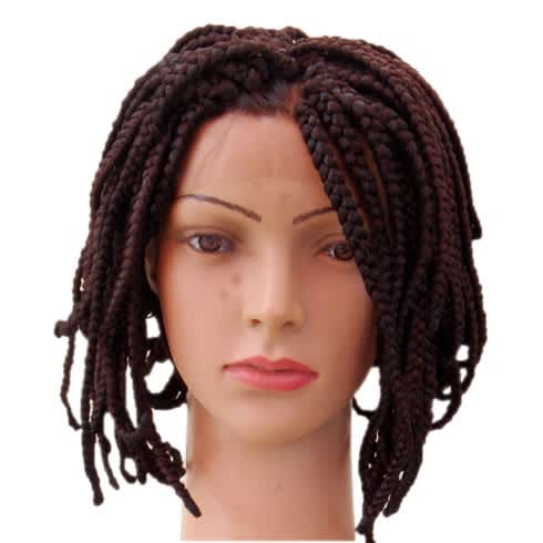 Selma Lace Front Braided Bob Wig - 14" - #2