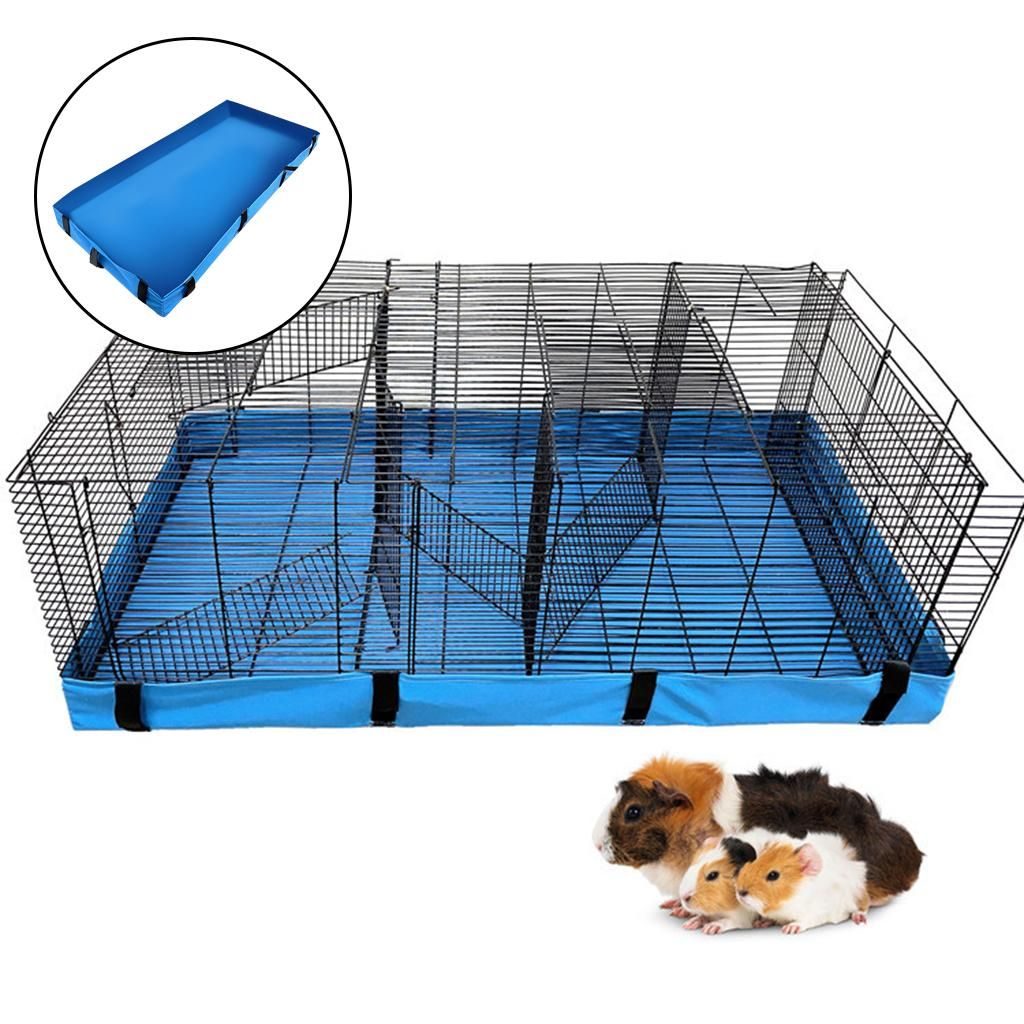 Guinea Pig Cage Bottom Cover Parts For Dwarf Bunnies Blue