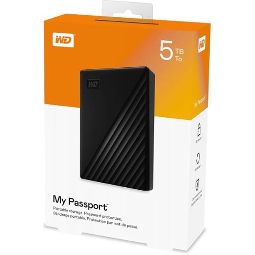 My Passport Portable External Hard Drive - 5TB