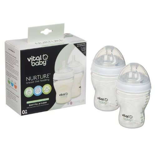 Nurture Breast Like Feeding Bottle 2 Pack - 150ml