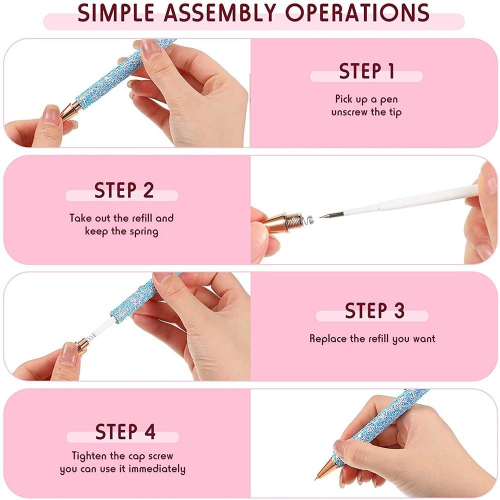 6Pcs Air Release Pen Pin Pen Weeding Tool Retractable