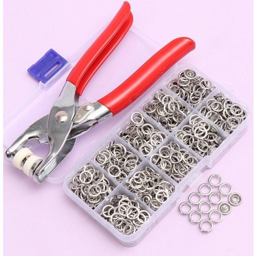 Universal Press Button Plier With Buttons