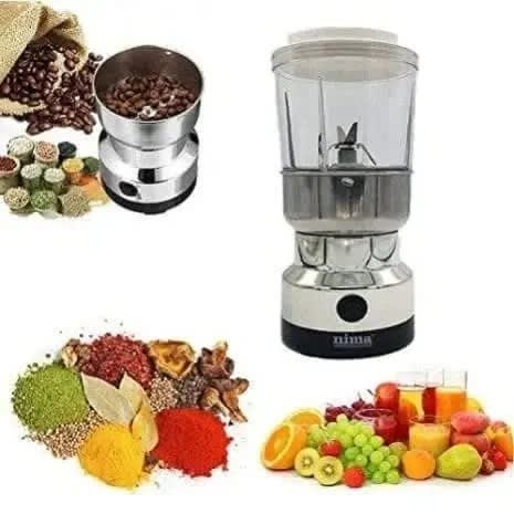 2 In 1 Electric Grinder And Blender - Silver