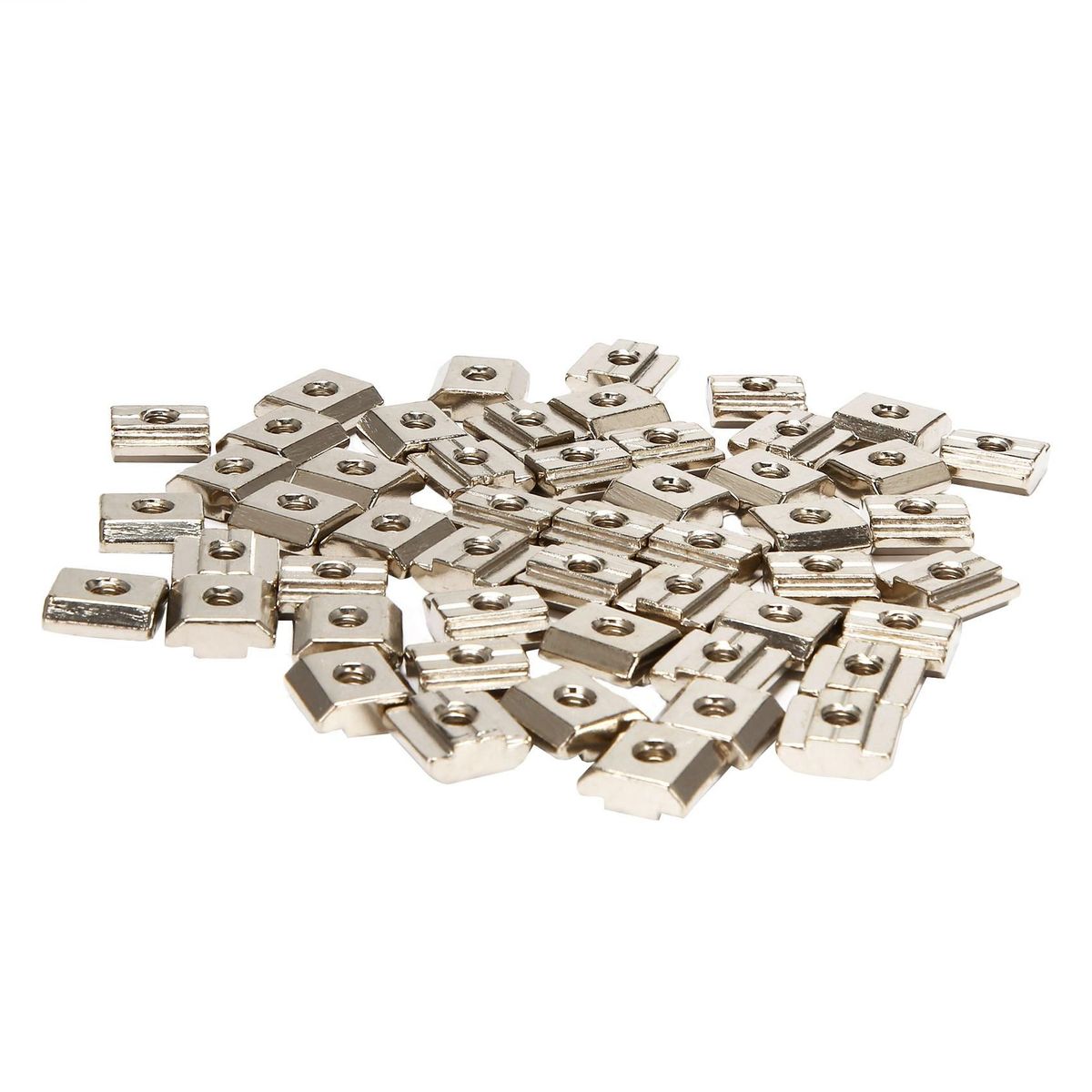 50 pcs Metric Carbon Steel Tee Nuts M5 Sliding T Nut for 3030 Aluminum Profiles
