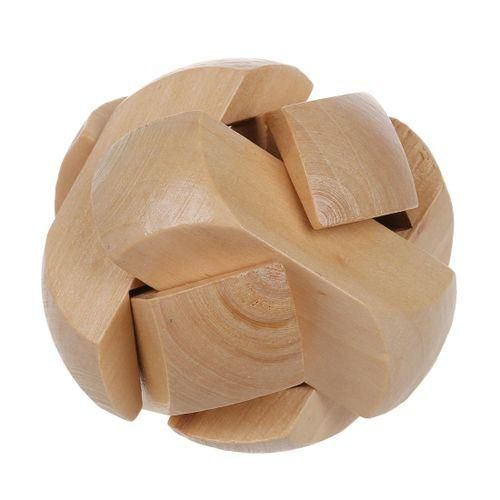 Children Brain Training Toy Wooden Football