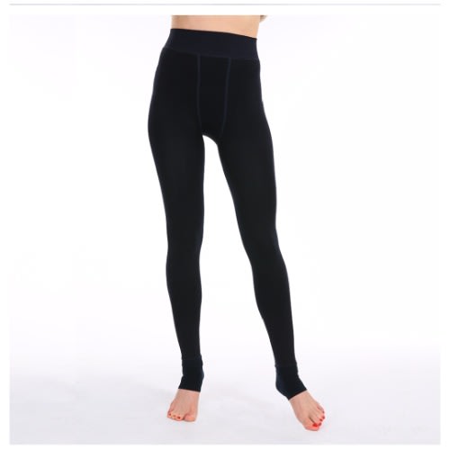 Ladies Thick Leggings - Black