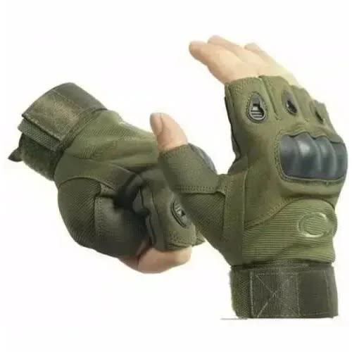 Military Fingerless Protective Hand Gloves