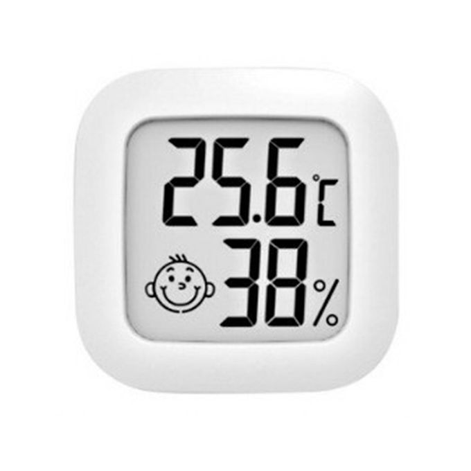 Indoor   Digital L D Temperature  R Humidity Meter  -white