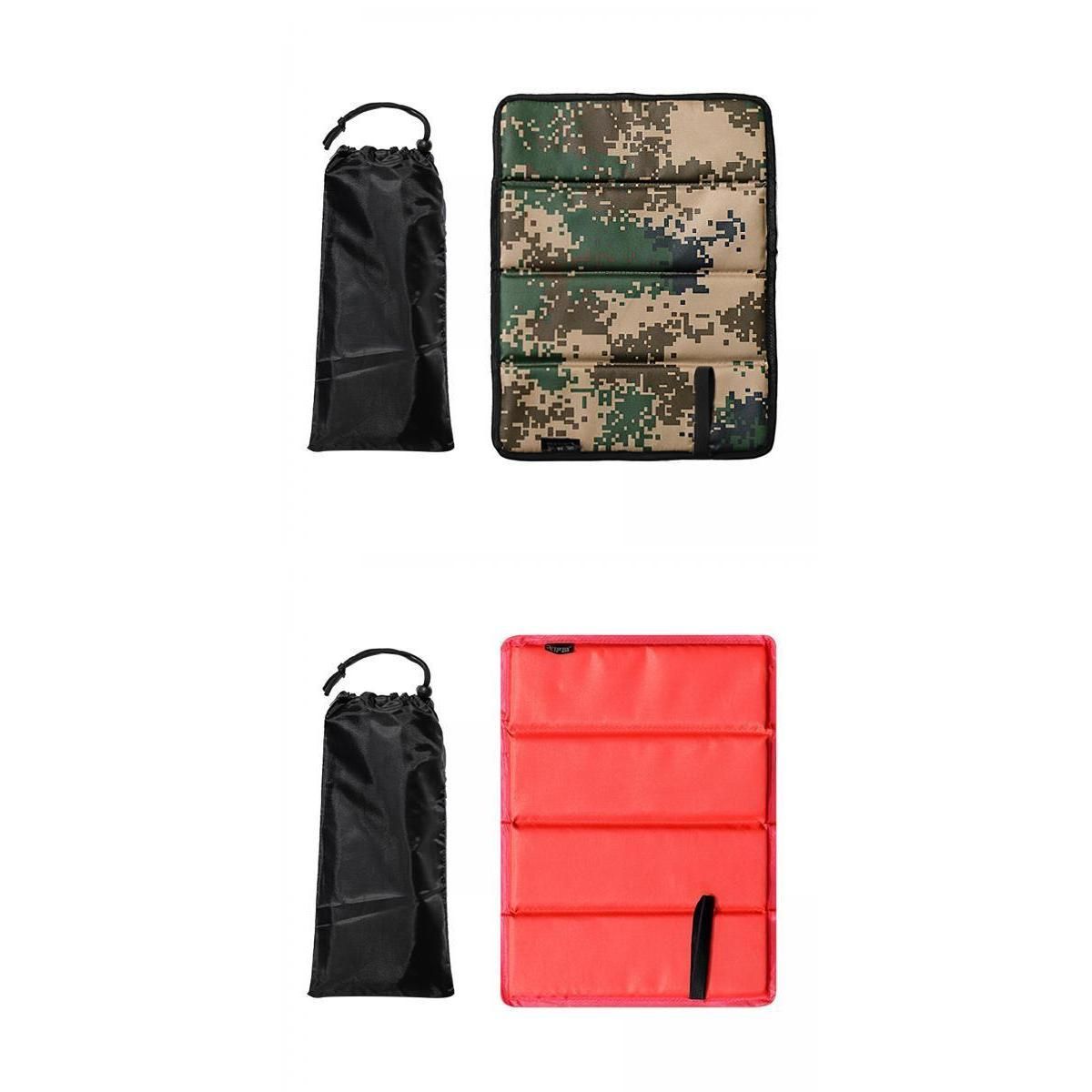 2Pcs Ultralight Foldable Foam Seat Cushion Seat Mat Green