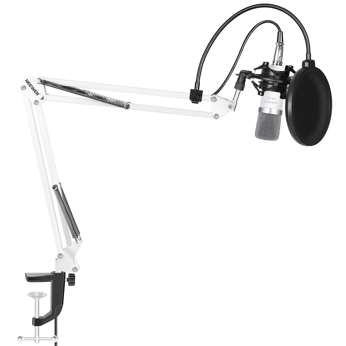 NW-700 Condenser Microphone Kit With Suspension Scissor Arm Stand