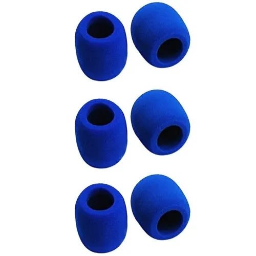 Microphone Cover - 6 Pack - Blue