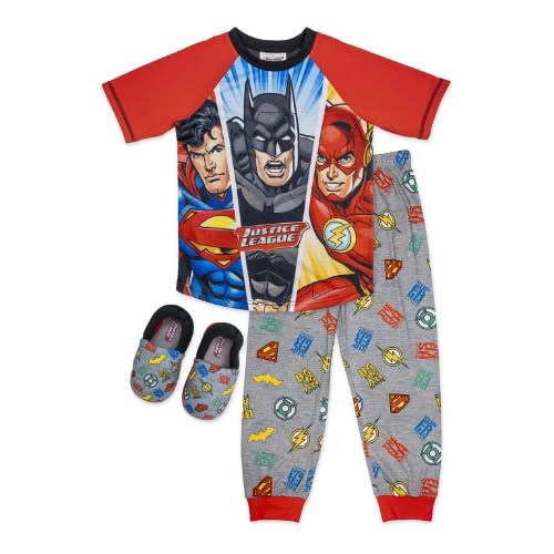 Dc Comics Avengers Cotton Snug Fit Pyjamas Sleepwear& Slippers