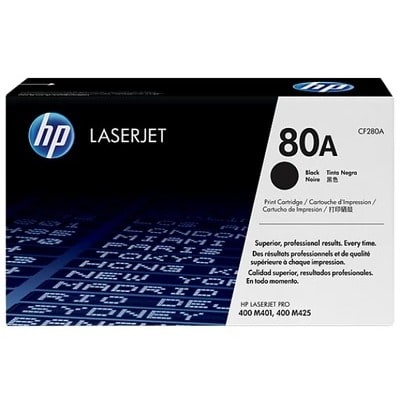 Laserjet Toner - Black - 80a