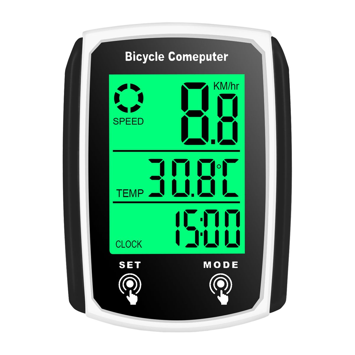 Wired Bike Computer 19 Functions Touch Bike Speedometer