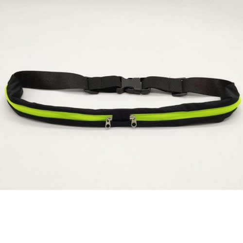 Fitness Slim Waistbag - Black & Green