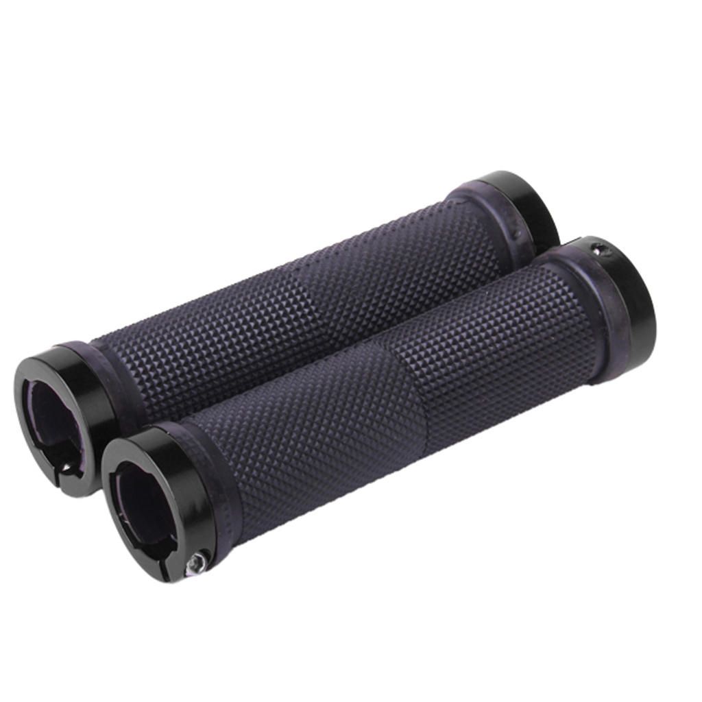 Pair Bicycle Handle Bar Grips Cover Mountain Bike Cover Anti Black