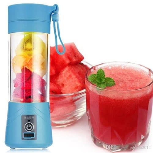 Rechargeable Smoothie Fruit Blender - 6 Blades - 380ml