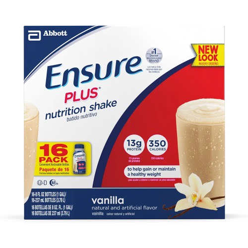 Plus Nutrition Shake - Vanilla - 8 Ounces - 16 Count