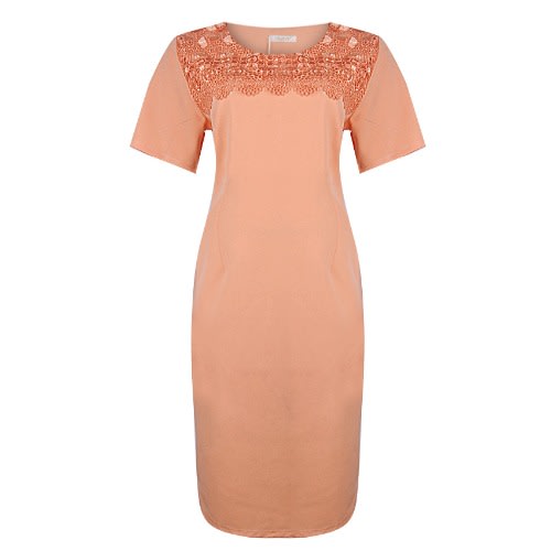 Selent Turkey Fitted Gown - Orange