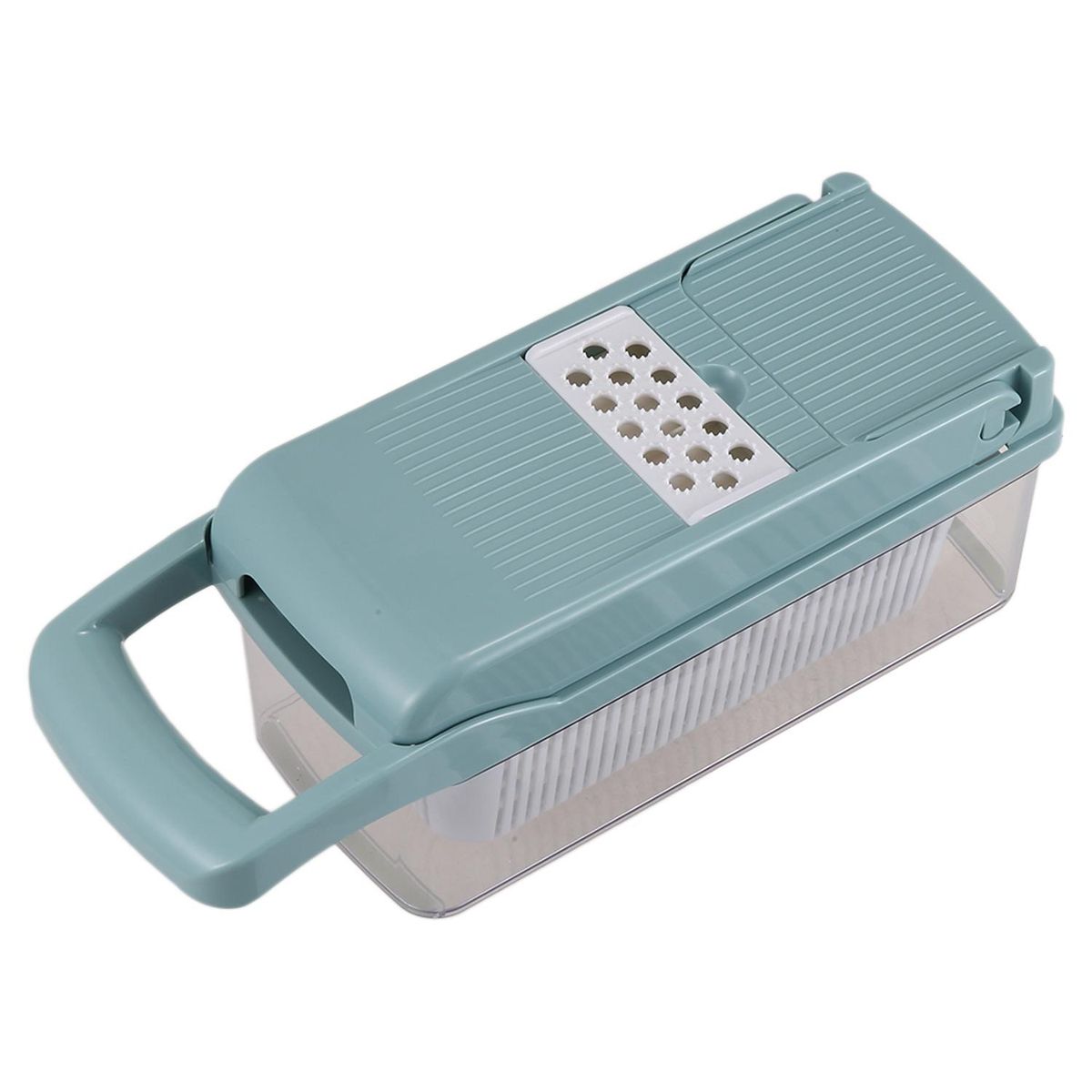 8Pcs Manual  Set Manual Fruits Vegetables Slicer Cutter with Cleaning Brush Storage Box Kitchen Tools Potato Garlic Peeler Grater Dicer Kitchen Tools