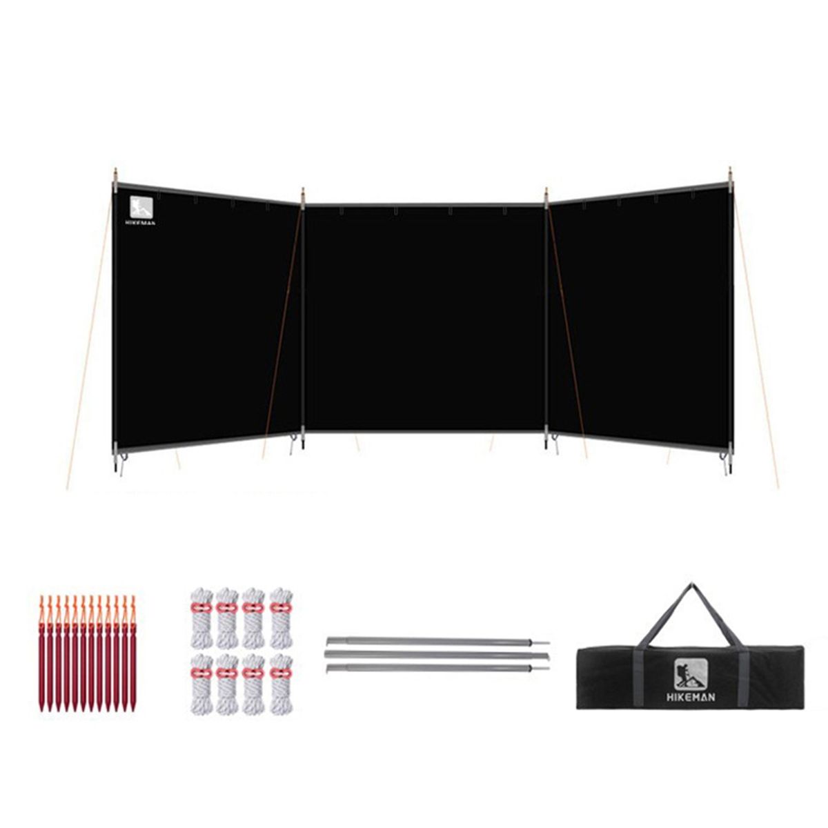 Folding Camping Windscreen Beach Windshield Shelter Outdoor