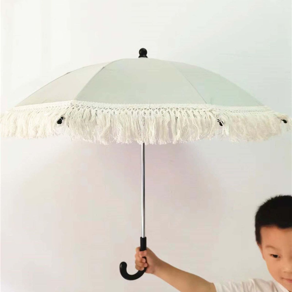 Children\'s Outdoor Beach Umbrella Sun Protection Solid