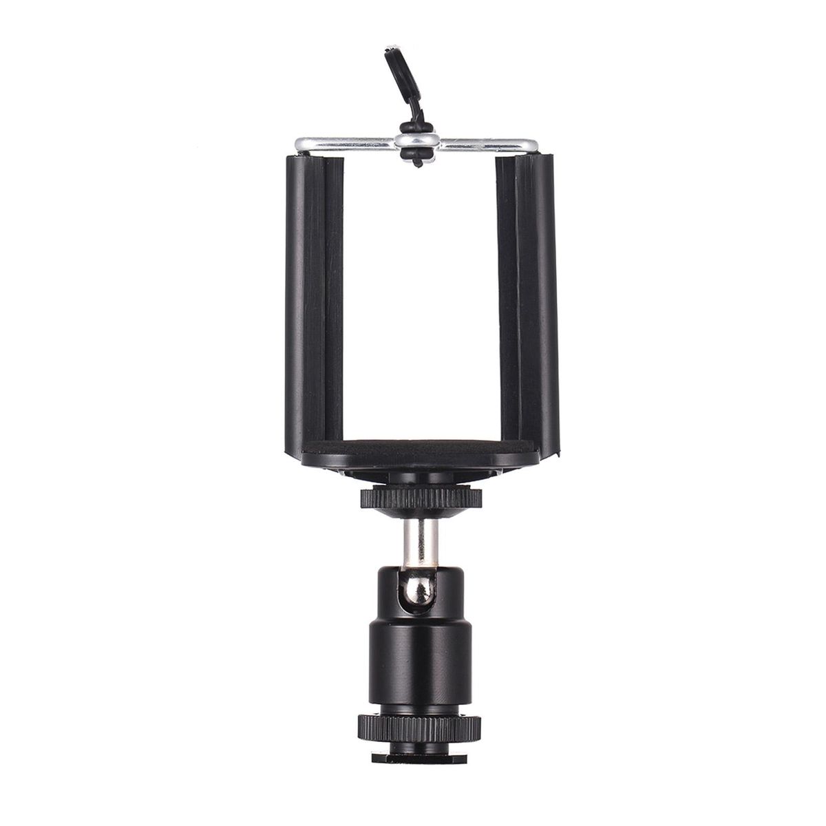 Adjustable Phone Holder Clip + Mini Ball Head with 1/4 Inch Screw Mounts for Canon Nikon Sony DSLR ILDC Mini DV Monitor Video Light Tripod for iPhone Samsung Huawei 5.5-8.5cm Width Smartphone