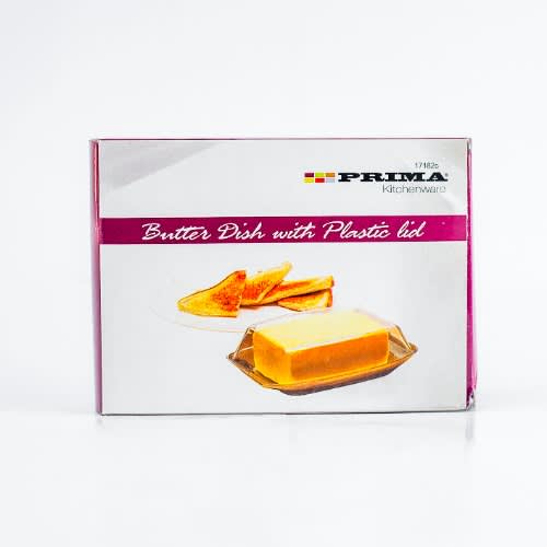 Butter Dish With Plastic Lid