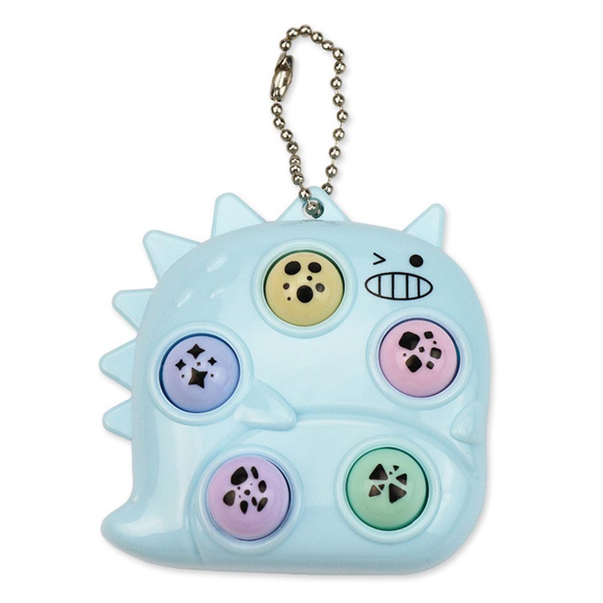 Game Console Keyring Whack-a-mole Keychain Pendant Toy Blue