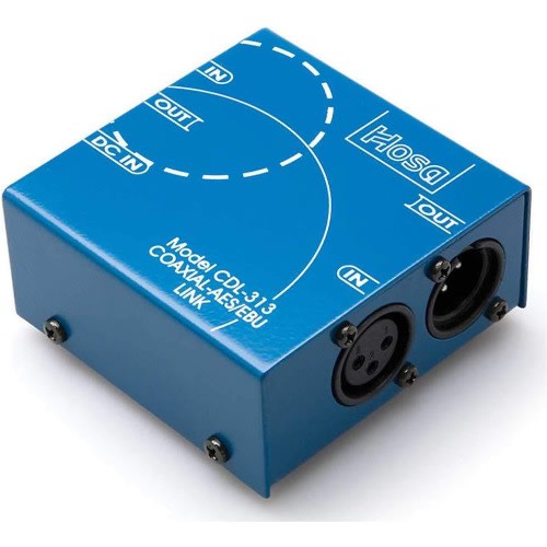CDL-313 Coaxial-SPDIF To AES-EBU Link - Converter Coaxial Data Link AES/EBU - XLR
