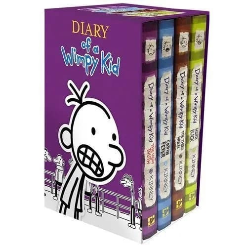 Diary Of A Wimpy Kid Collection - 4 Books