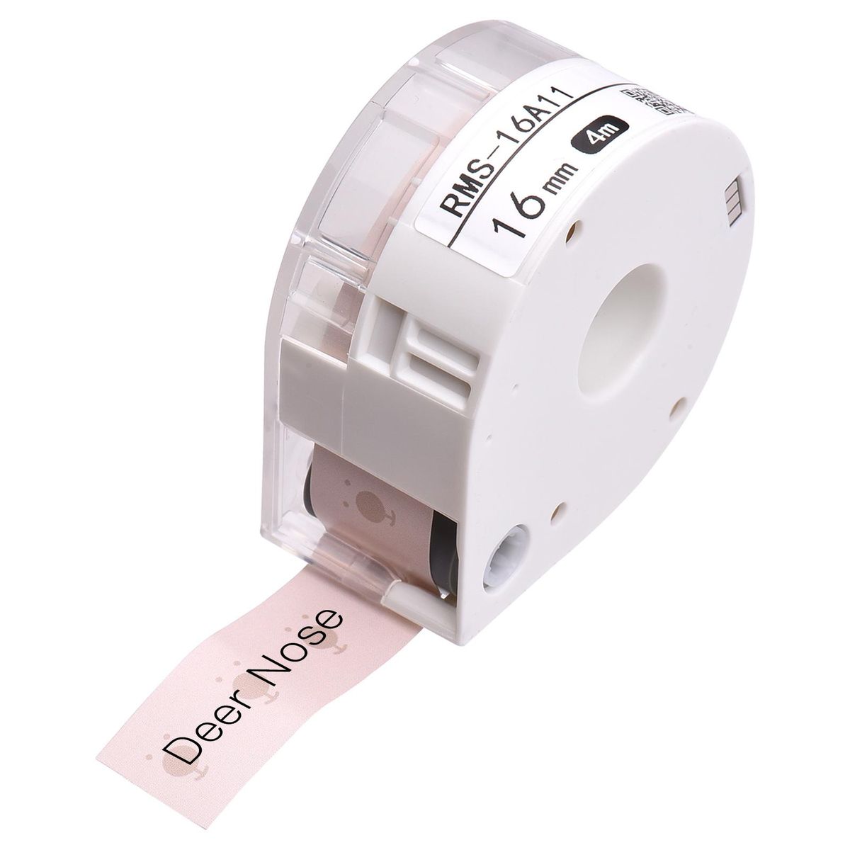 MAKEID 1 Roll Thermal Printing Adhesive Label Paper Waterproof Tear-Resistant Name Price Barcode Label Sticker Tape for T7 Portable Label Maker Printer, Small Deer Nose 16mmx4m