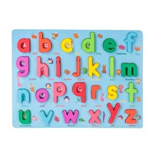 Montessori Wooden Alphabet Board- Lower Case