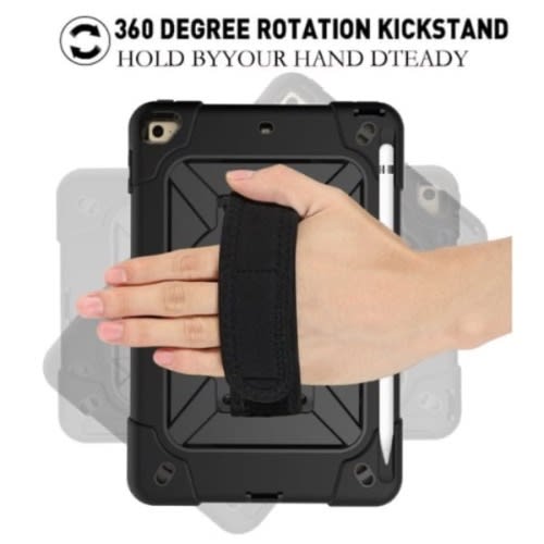 Case With 360 Rotate Stand /Hand Strap For iPad Air 2/ Pro 9.7
