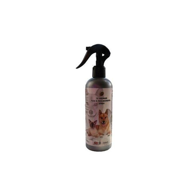 TD Premium Dog & Cat Flea And Tick Destroyer Spray - 300ml