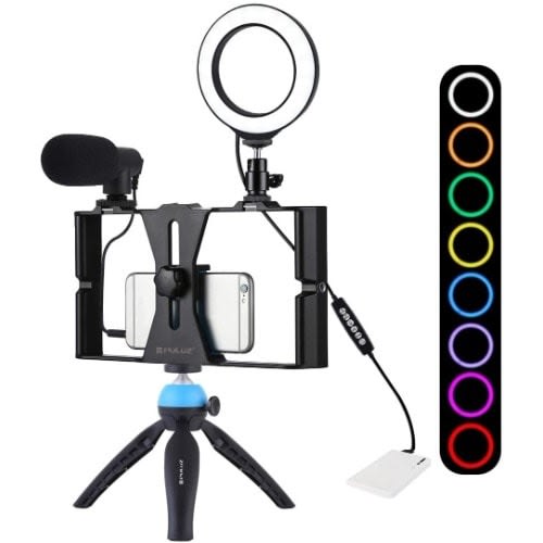 Puluz Live Broadcast Smartphone Led Video Ring Selfie Light Kits -4.6"