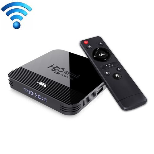 H96 MINI H8 4K UHD Smart TV Box With Remote Controller, Android 9.0 RK3228A Quad-core Cortex-A7, 1GB+8GB, Support WiFi & BT & AV & HDMI & Ethernet
