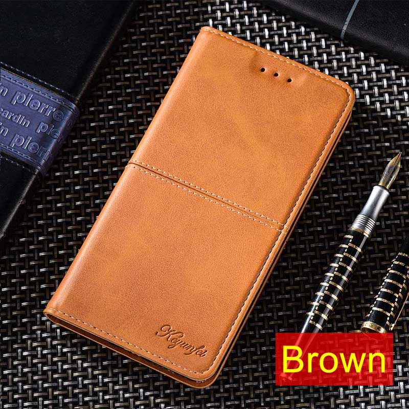 For Prime Pro 7 Luxury Case On For Y7 Case 2020 Bag Huawei Holder 2017 2018 Coque Leather Business Huawei Cover Y Y7 2019