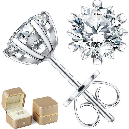 Diamond Earrings For Women Men, Gifts Wife Mom Girlfriend