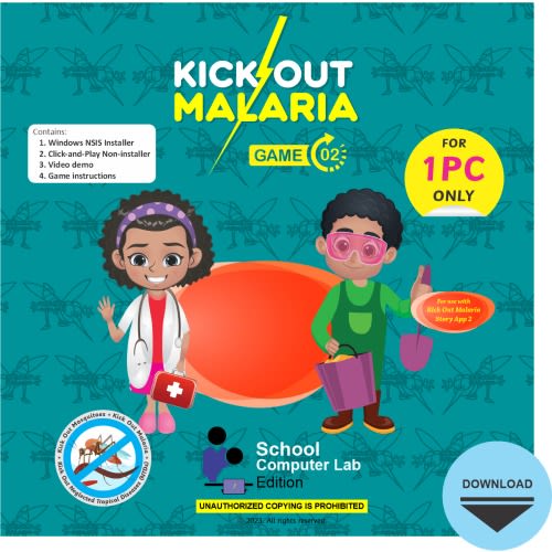 Kick Out Malaria - Game 2 - School Computer Lab - For 1 Windows Pc
