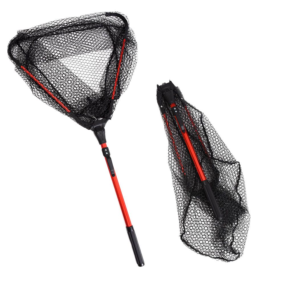Fly Fishing Triangle Brail Landing Net Portable Foldable