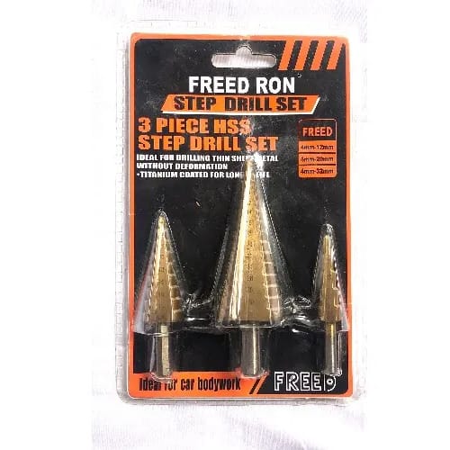 Hss Step Drill Set - 3pcs