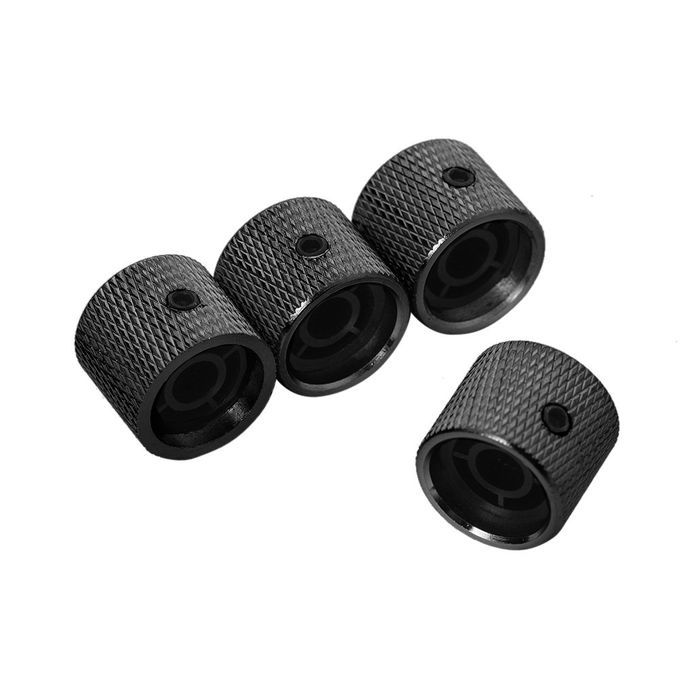 4pcs Metal Volume Tone Control Knob Dome Knob Set With