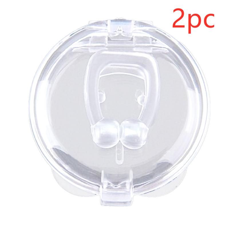 Transparent Silent Sleep Magnetic Silicon Snore Stopper Device Anti Snoring Nose Clips Breathe Right Improve Sleep For Men Women