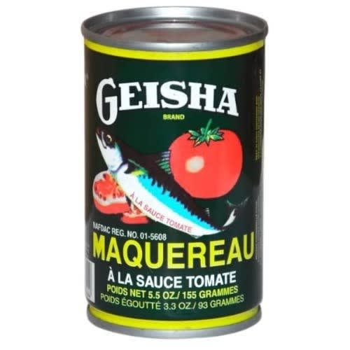 Geisha Mackerel In Tomato Sauce - 155g X 6 Pcs