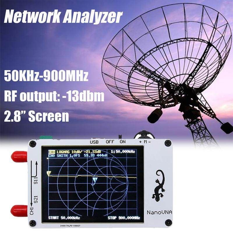 2.8" LCD Nanovna 50KHz-900MHz Vector Netw0rk VNA HF VHF UHF