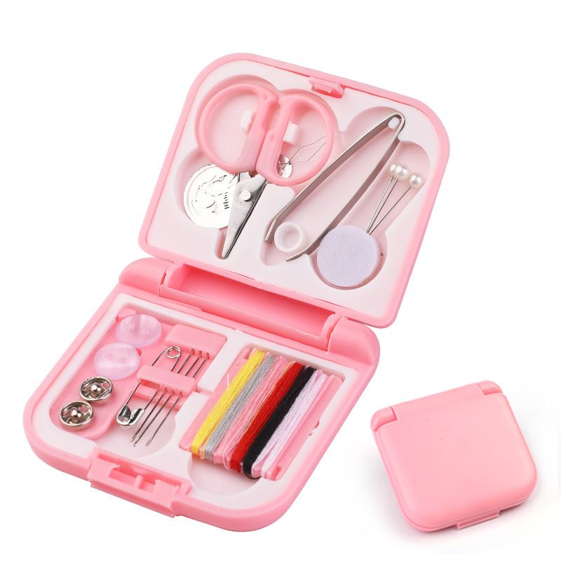 Mini Sewing Kits Portable Multi-function Needle Sewing Box