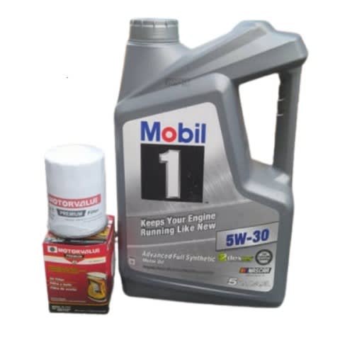Mobil Extended Performance 5w-30 Full Synthetic Motor Oil-5L & Free Oil Filter 4 Honda Cars