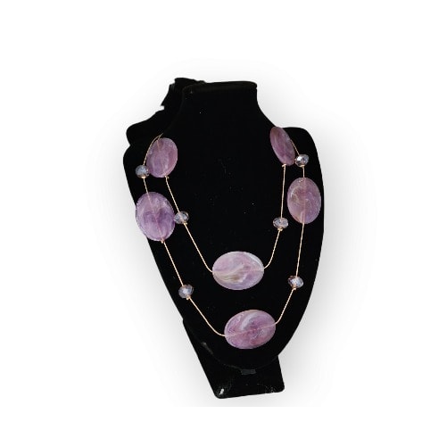 Acryclic Necklace - Purple